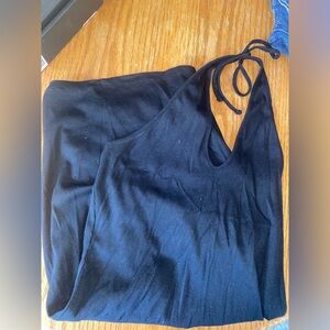 Black Cotton Target Dress